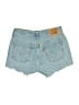 Levi's 100% Cotton Blue Denim Shorts Size 28 waist - photo 2