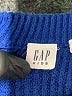 Gap Kids Solid Blue Pullover Sweater Size 6 - 7 - photo 3