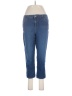 Gloria Vanderbilt Solid Blue Jeans Size 8 - photo 1
