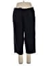 Basic Editions 100% Cotton Black Casual Pants Size 1X - photo 1