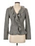 J.Crew Factory Store Chevron-herringbone Gray Wool Blazer Size 4 - photo 1