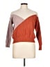 Sophie Rue Color Block Brown Pullover Sweater Size L - photo 1