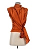 Zara Orange Sleeveless Blouse Size S - photo 1