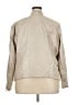 Maurices 100% Polyurethane Solid Tan Jacket Size 24 (3) - photo 2