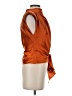 Zara Orange Sleeveless Blouse Size S - photo 4