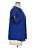 Apt. 9 100% Polyester Blue Short Sleeve Blouse Size XL - photo 4