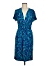 BCBGMAXAZRIA Tropical Blue Casual Dress Size M - photo 1