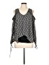 Iz Byer 100% Polyester Black Sleeveless Blouse Size L - photo 1