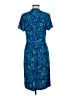 BCBGMAXAZRIA Tropical Blue Casual Dress Size M - photo 2
