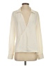 Calvin Klein 100% Polyester Ivory Long Sleeve Blouse Size S - photo 1