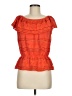 Bebe Orange Short Sleeve Blouse Size M - photo 1
