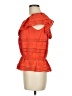 Bebe Orange Short Sleeve Blouse Size M - photo 5
