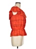 Bebe Orange Short Sleeve Blouse Size M - photo 4