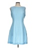 Ara 100% Polyester Solid Blue Cocktail Dress Size L - photo 1