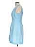Ara 100% Polyester Solid Blue Cocktail Dress Size L - photo 5