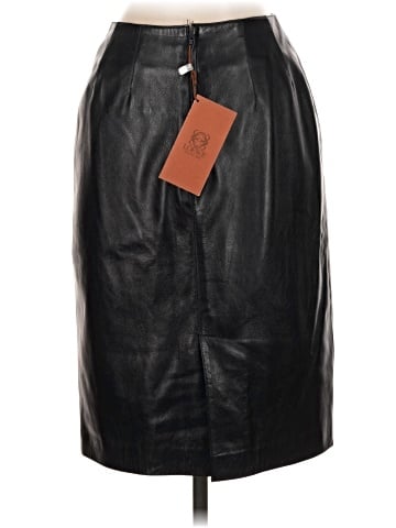 Loewe Vintage Leather Skirt (view 2)