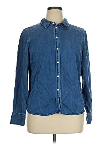7 For All Mankind Long Sleeve Button-Down Shirt (view 1)