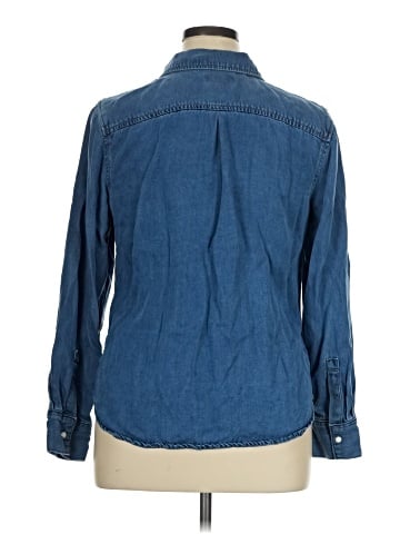 7 For All Mankind Long Sleeve Button-Down Shirt (view 2)