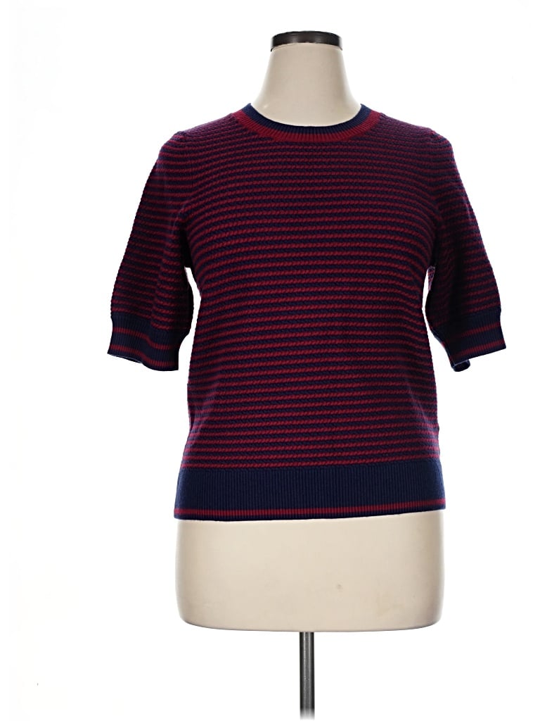 Pre-owned Evereve Pullover Sweater In Red