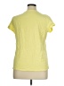 Talbots 100% Cotton Yellow Short Sleeve Top Size XL - photo 2