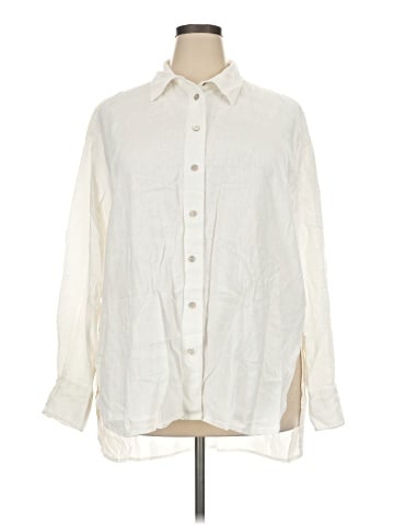 Lane Bryant Long Sleeve Button-Down Shirt (view 1)