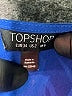 Topshop Blue 3/4 Sleeve Top Size 2 - photo 7