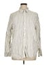 Quince 100% Linen Stripes Ivory Long Sleeve Button-Down Shirt Size XL - photo 1