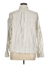 Quince 100% Linen Stripes Ivory Long Sleeve Button-Down Shirt Size XL - photo 2