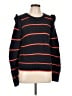 Banana Republic Stripes Black Pullover Sweater Size L - photo 1