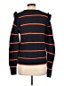 Banana Republic Stripes Black Pullover Sweater Size L - photo 2