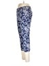 Rafaella Print Blue Active Pants Size 12 - photo 5