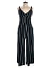 Bar III Stripes Blue Jumpsuit Size 12 - photo 1