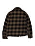Zara 100% Polyester Plaid Brown Coat Size 11 - 12 - photo 2