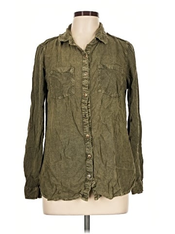 Cotton Express Long Sleeve Button-Down Shirt (view 1)