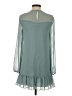 BCBGeneration 100% Polyester Solid Teal Casual Dress Size XS - photo 2