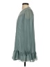 BCBGeneration 100% Polyester Solid Teal Casual Dress Size XS - photo 5