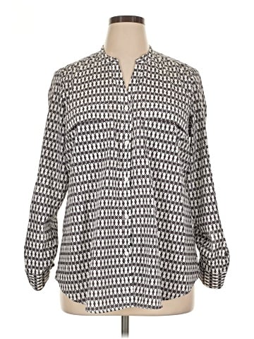 Jones New York Long Sleeve Blouse (view 1)