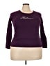 Target 100% Cotton Purple 3/4 Sleeve Top Size XXL - photo 1