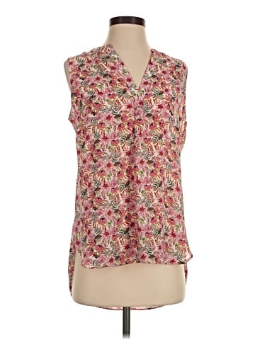 Rose + Olive Sleeveless Blouse (view 1)