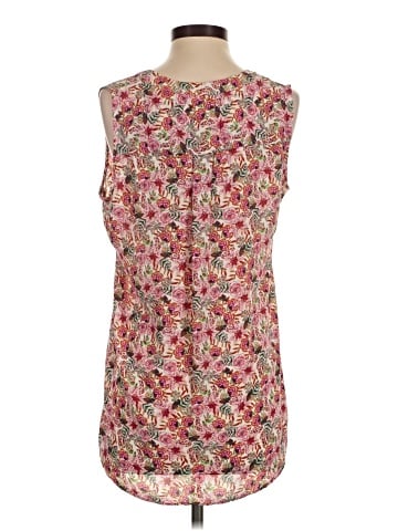 Rose + Olive Sleeveless Blouse (view 2)