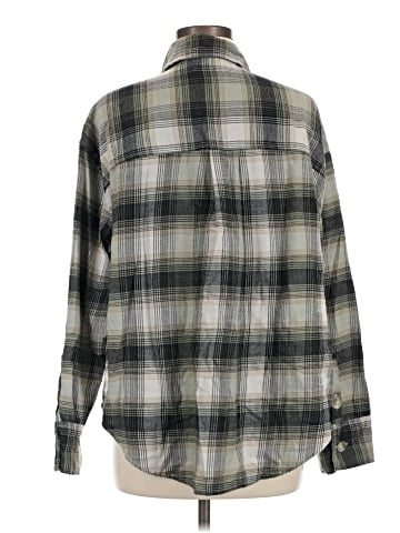 American Eagle Outfitters Long Sleeve Button-Down Shirt (view 2)
