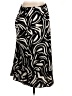 Nine West 100% Polyester Animal Print Black Casual Skirt Size S - photo 2