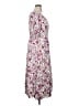 Ann Taylor 100% Polyester Floral Purple Casual Dress Size 14 - photo 4