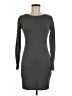 Piko Solid Gray Casual Dress Size M - photo 1