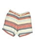 J.Jill 100% Linen Stripes Orange Shorts Size M - photo 1