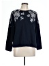 J.Jill Floral Blue Pullover Sweater Size Lg Petite - photo 1