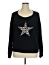 Chaser Stars Black Pullover Sweater Size XL - photo 1