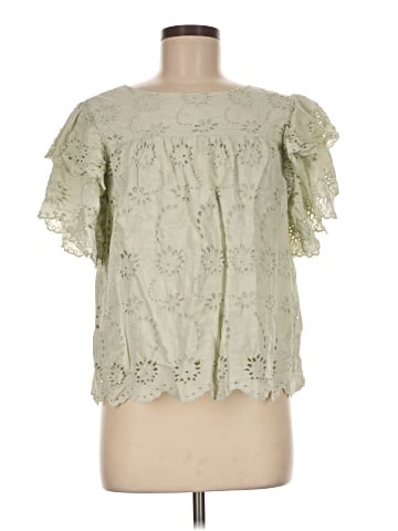 7 For All Mankind Short Sleeve Blouse (view 1)