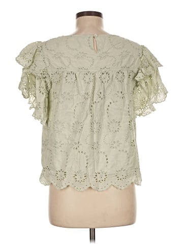 7 For All Mankind Short Sleeve Blouse (view 2)