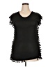 Love 100% Polyester Black Short Sleeve Top Size XS - photo 1